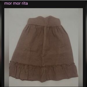Mor Mor Rita 100% Organic Linen Cotton Skirt Size 4 Girls